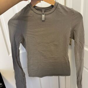Skims cotton Jersey. Limited edition gray/taupe color